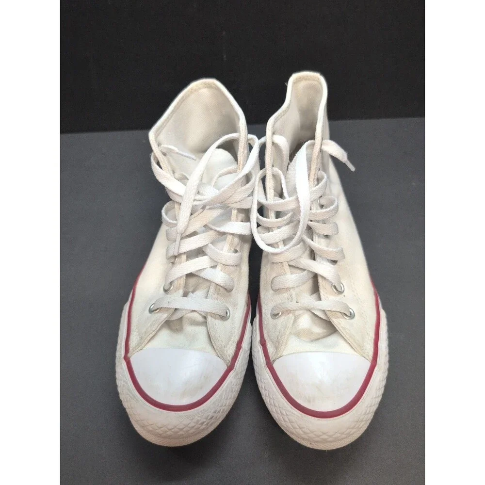 Converse Chuck Taylor All Star 372860F Youth White Platform Sneakers Size 3